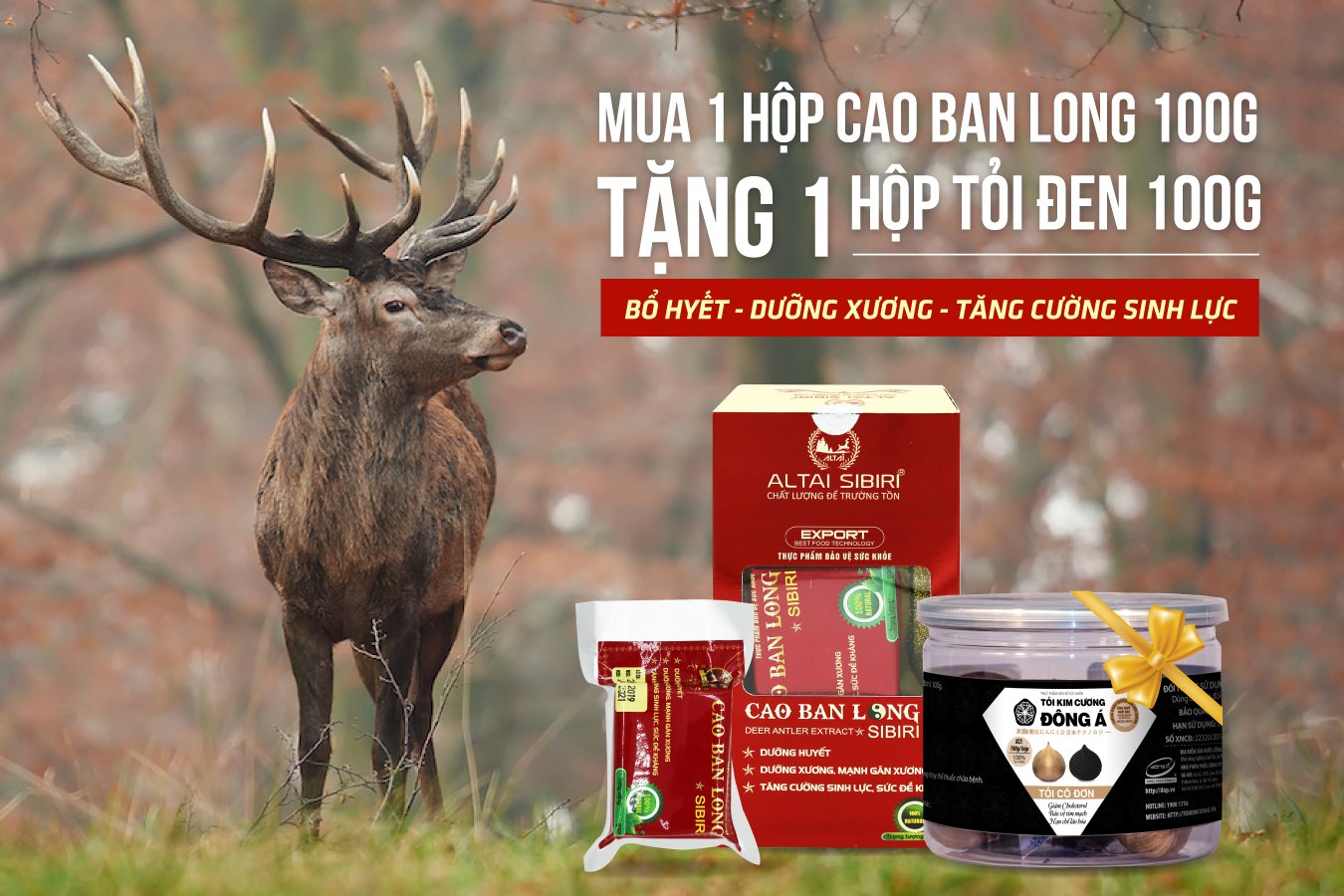 Mua 1 hộp CBL tặng 01 hộp TKC